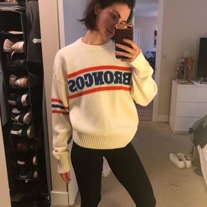 Vintage Broncos knit sweater